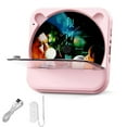 thumbnail image 1 of Portable Home CD Music Player+Remote Control Bluetooth 5.1 CD Player Dust Cover Radio Display for Kids Gift A, 1 of 5