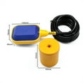 10A Cable Type Float Switch Liquid Fluid Water Level Controller Sensor