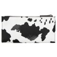 thumbnail image 4 of Wrangler Cow Print Bifold Wallet for Women RFID Zip Pocket & 10 Card Slots, Cow-Black, 4 of 8