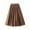 Coffee, variant on Sngxgn Skirts Basic Casual Versatile Stretchy High Waist Ribbed Mini Skirt(Light Blue,One Size)