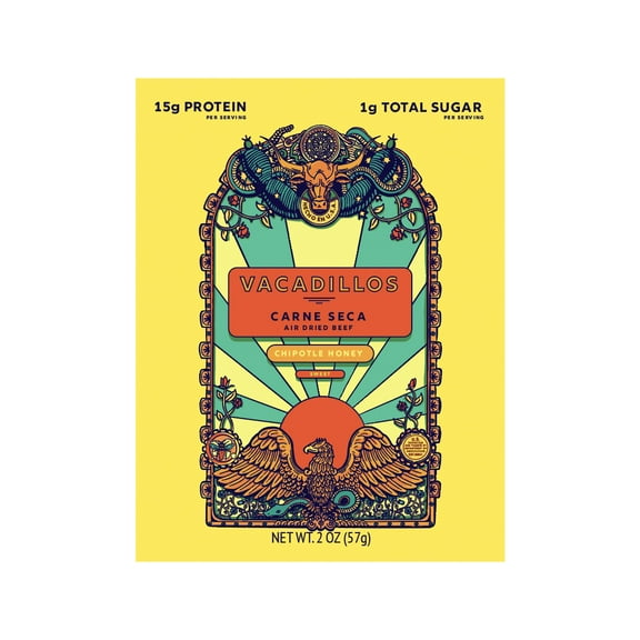 Vacadillos Carne Seca Chipotle Honey 2oz