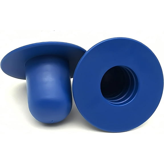 2 Pack Swimming Pool Wall Plugs Replacement Parts - Replacement Ground Swimming Pool Stopper,Above Ground Swimming Pool Filter Pump Strainer Hole Plug Stopper (Blue)