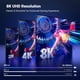 thumbnail image 3 of Cable DisplayPort UGREEN VESA 8K 1,4 m 8K @60Hz 4K @240Hz 32,4 Gbps, 3 of 7