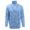 Sky Blue, variant on Tauxra Solid Color Men's Stand Collar Knit Cardigan,Long Sleeve Open Front Sweater