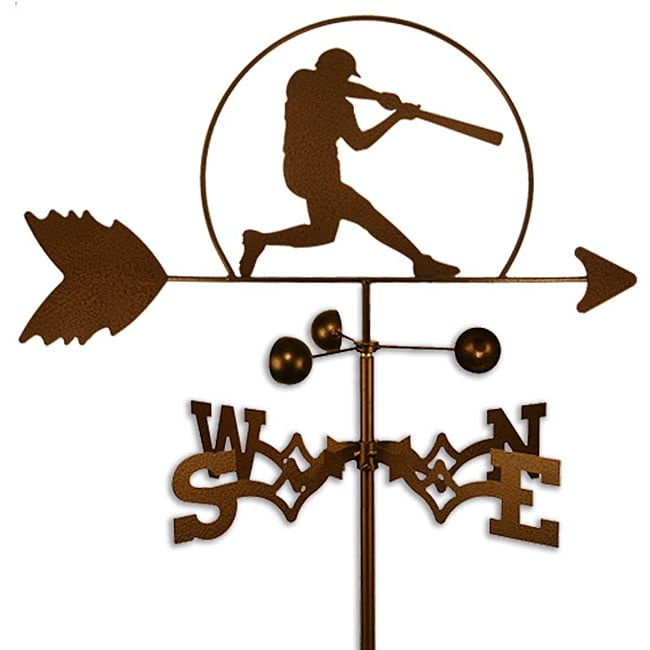 SWEN Products Inc Handmade Baseball Player Weathervane by Overstock