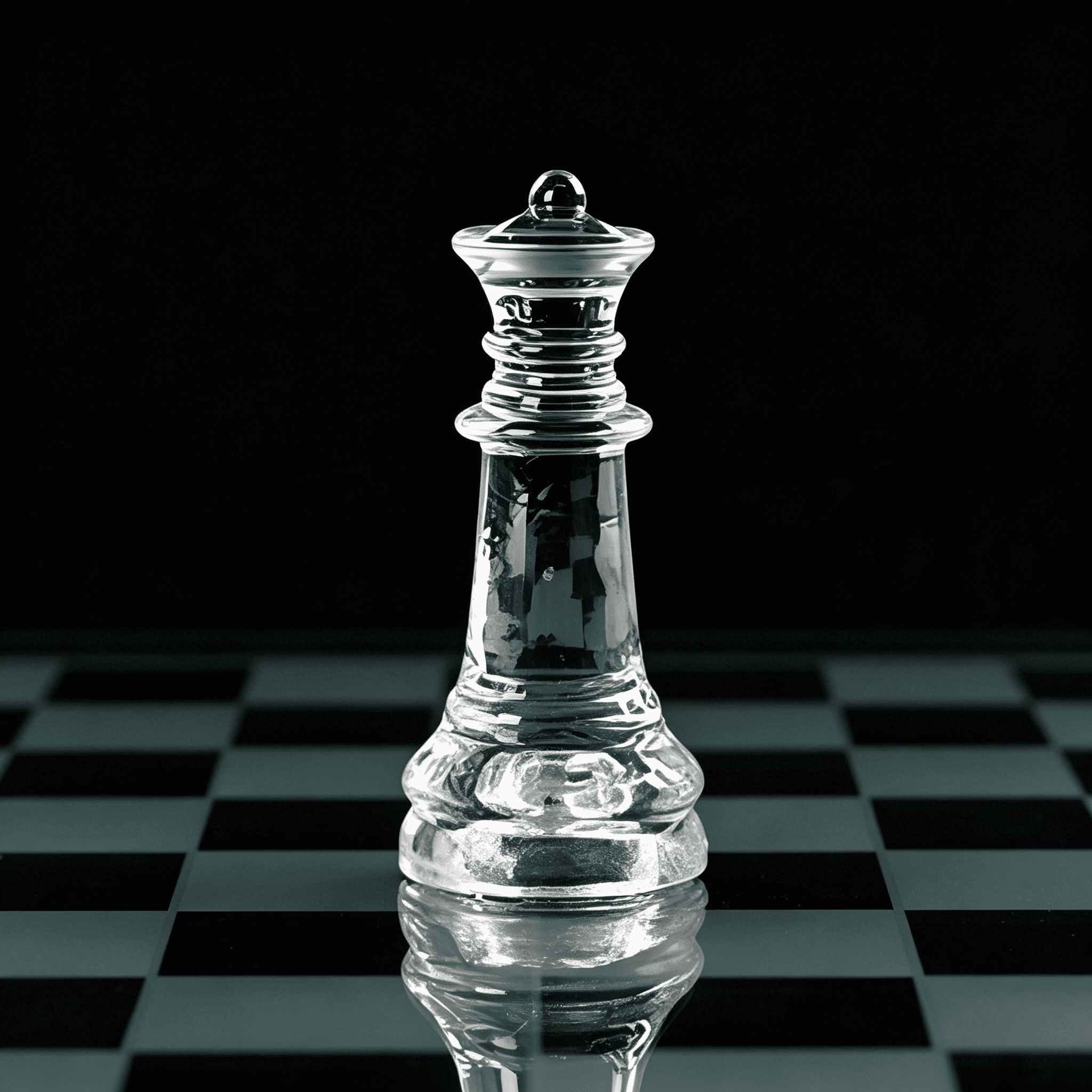 BESTSKY 2026 New Glass Chess Set Elegant Pieces and Game Frosted for Home,Office,Club,Study,Gift,20X20Cm