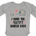 thumbnail image 4 of Inktastic Grandchild Best Babcia Ever Boys or Girls Long Sleeve Baby Bodysuit, 4 of 5
