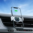 thumbnail image 2 of "Bouanq School Supplies Portable Wireless Charger Wireless Car Charger For All Smartphones,15W QI Fast Charging,Auto-Clamping Car Wireless Charger A-ir Vent Car Phone Mount", 2 of 5
