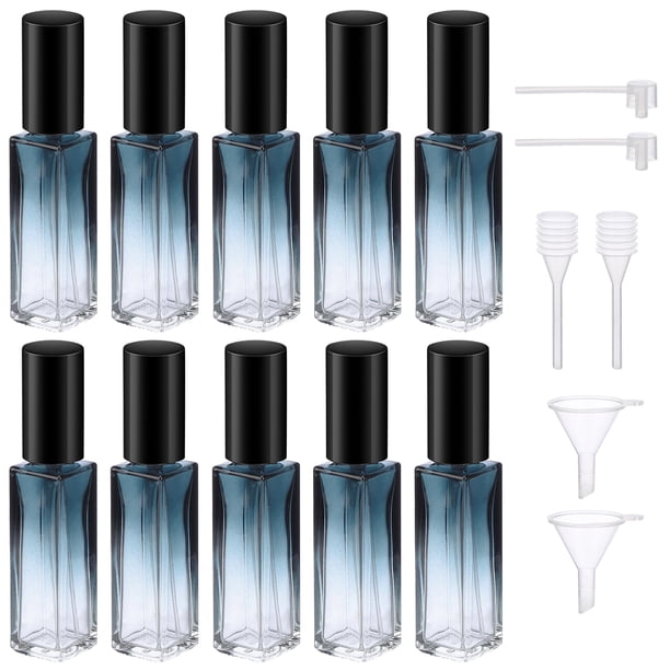 Botella de perfume Segbeauty de vidrio recargable de 10 ml con accesorio