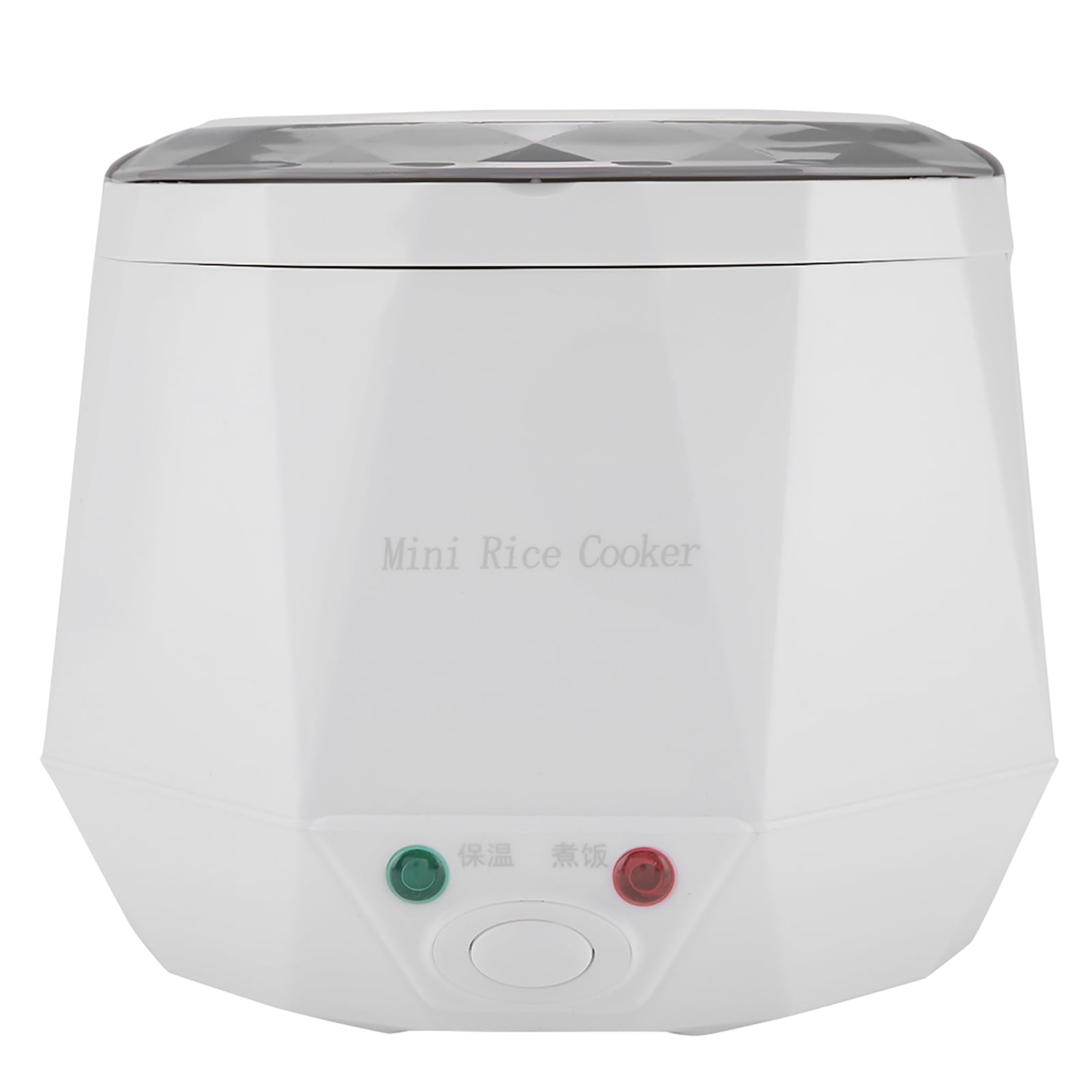Nieyigj 1.6L Mini Electric Rice Cooker for 24V Trucks, White - Portable 140W Multi-Cooker Food Steamer for Single Person (7.1 inches / 18 cm)