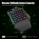 thumbnail image 4 of Teclado MecáNico InaláMbrico para Juegos con una Mano, Mini Teclado PortáTil Retroiluminado RGB para PC, , Jugador, 4 of 5