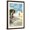 Brown Frame, variant on Art.com Hilton Head Island, South Carolina - Woman on Beach Art Print by Lantern Press, 12" x 18"