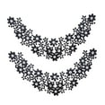thumbnail image 2 of yotijay 4xLace Collar Applique Sew on DIY Embroidery Applique for Dancing Bridal Dress Black, 2 of 9