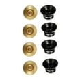 thumbnail image 1 of 8 Pcs Guitar Knobs: 2 Volumes and 2 Tones Silver Top Hat & 4 Pcs Control Speed Knobs, 1 of 7