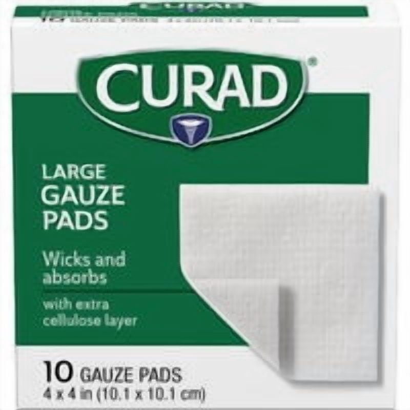 Medline Curad Pro-Gauze Pad Bandages - Pack of 2 Jobsite Supply Pack