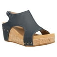 thumbnail image 2 of Corkys Womens Carley Studded Slingback Wedge  Casual Shoes, 2 of 5