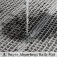 thumbnail image 4 of Juego de alfombras de baño WondrG Grey, 46 x 76 cm y 61 x 122 cm, antideslizantes, 4 of 5