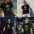 thumbnail image 3 of Greenyef Graphics I Paused My Game to Be Here Gamer Gift Funny Tee Men's T-Shirt Style-36 (Black & Yellow Green, Medium), 3 of 6