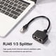 thumbnail image 3 of Adaptador divisor de red Ethernet RJ45 PC 1 a 2 conector extensor de Cable de enchufe WDOplteas Para estrenar, 3 of 9