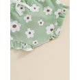 thumbnail image 7 of Niusricy Infant Baby Girls Shorts Outfits 0 3M 6M 12M 18M Newborn Sleeveless Romper Floral Print Cami Jumpsuit with Ruffled Short Pants Toddler Cute Fashion Sweet Comfy 2 Pcs Daily Clothes Set, 7 of 7
