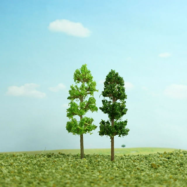 Pack of 20 1:200 Scale Architecture Model Trees Architecture Lifeslike Decoration Miniature Landscape Scenery Terrain Layout Decoration Lifelike Artificial Plants