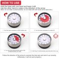 thumbnail image 4 of baomifa-Magnetic Mechanical Kitchen Timer with Magnetic Back, 60-Minute Countdown Timer, No Batteries Required Mechanical Desk Time Stainless Steel, Study Tool Timers for Cooking, Office Work, and St, 4 of 4