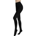 thumbnail image 3 of Women Candy Color Tights, High Elasticity Opaque Pantyhose for Ladies, Soft Stretchy Microfiber Footed Leggings, Fashionable Colorful Hosiery, Black, One Size, 3 of 4