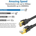 thumbnail image 2 of Cable Ethernet QIFGUO Cat 8 de 100 pies, 40 Gbps, 2000 Mhz, RJ45, blanco, 2 of 9