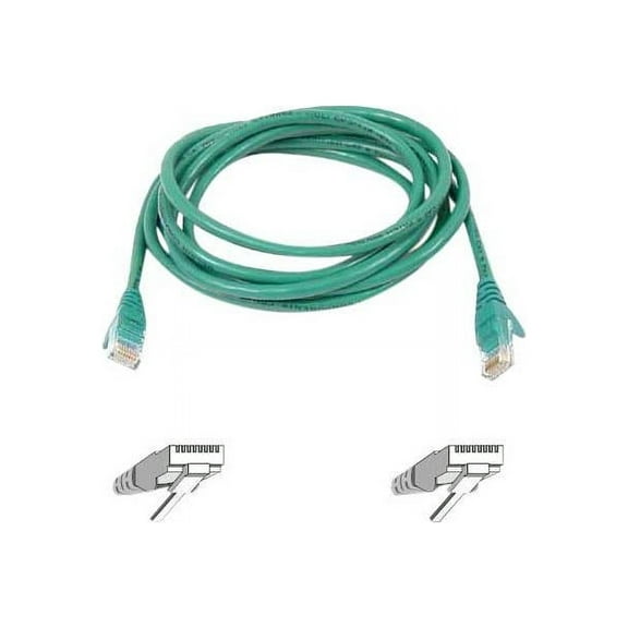 Belkin A3L980-25-GRN-S 25 ft. Cat 6 Green Network Cable