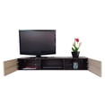 thumbnail image 1 of Repisa Escritorio Flotante con Puertas para TV Minimalista DECOMOBIL  RF02-TV-W/O, 1 of 4