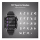 thumbnail image 3 of Reloj Inteligente Deportivo Malubero Smartwatch Rectangulo Negro, 3 of 5