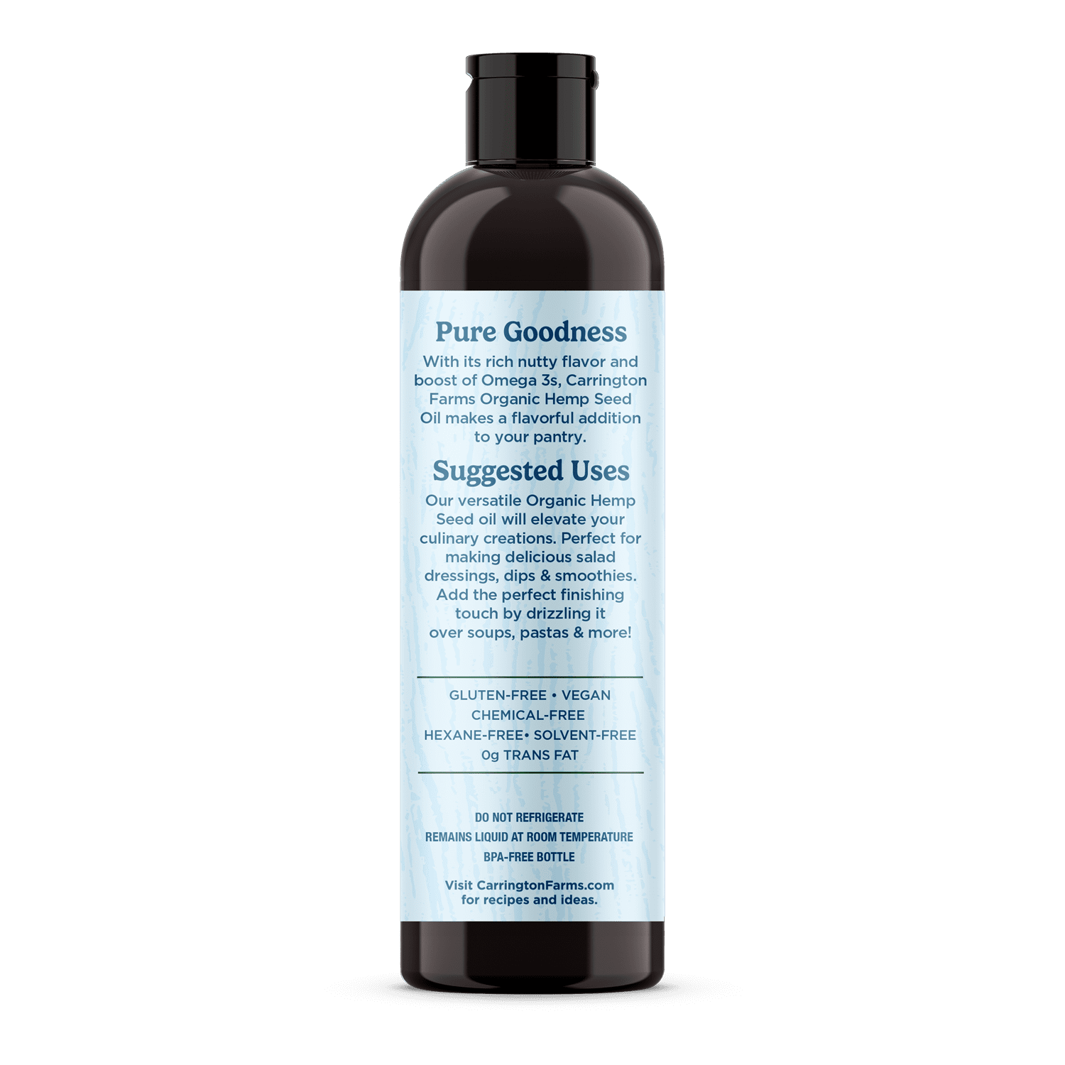 Carrington Farms Hemp Oil, 12 fl oz
