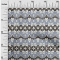 thumbnail image 1 of oneOone Georgette Viscose Fabric Swirl Ikat Printed Craft Fabric BTY 42 Inch Wide, 1 of 4