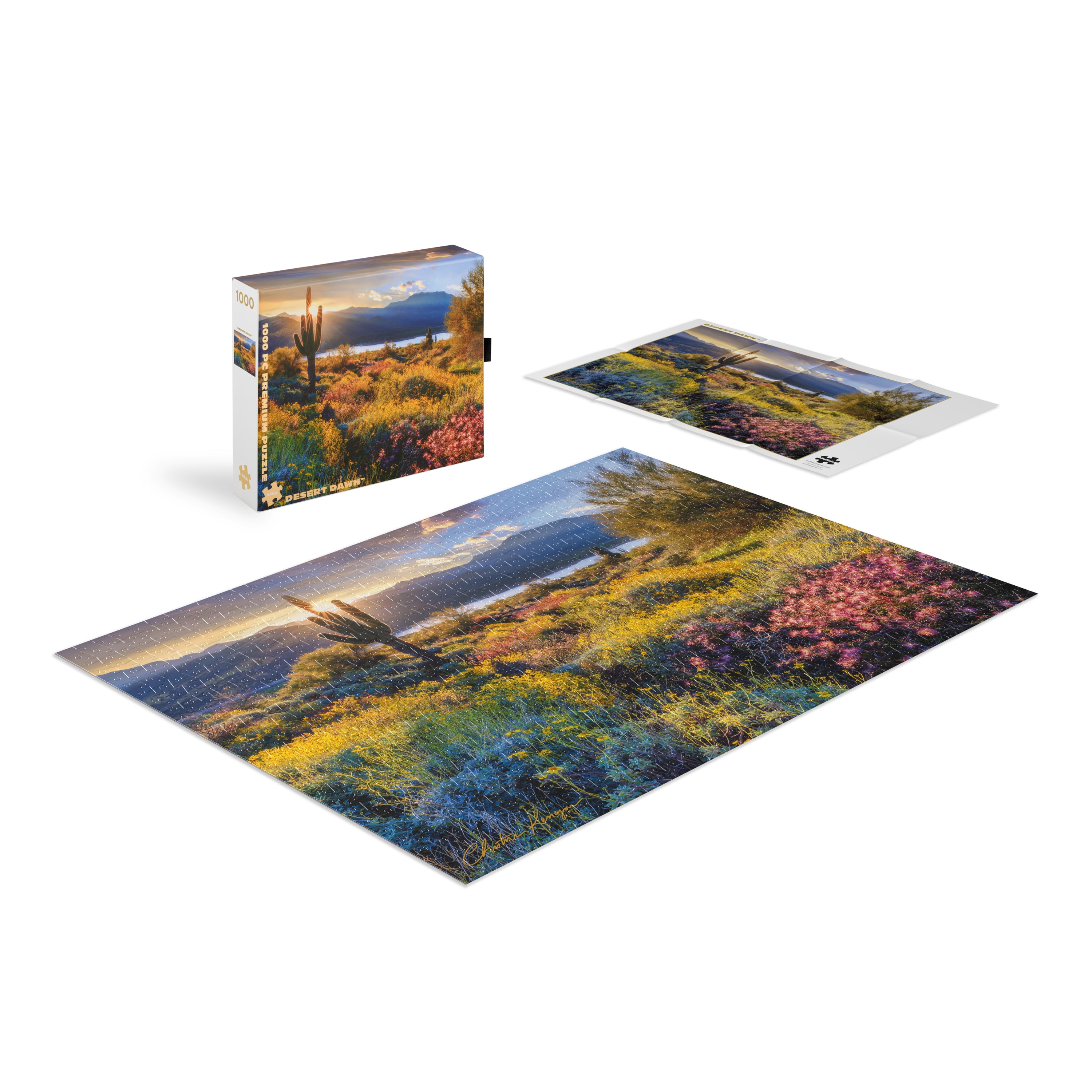 Buffalo Games 1000-Piece Gold Collection Desert Dawn Jigsaw Puzzle