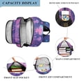 thumbnail image 3 of FORMRS Unisex School Backpack 17" Student Travel Bag with Laptop Compartment, Neon Jellyfish, 3 of 7