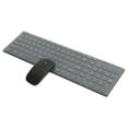 thumbnail image 1 of Keyboard and Mouse Wireless, Keyboard Mouse Combo 10m Remote Connection Smart High Sensitivity  for Notebooks for Tablet Computers for Smart Phones White,Black, 1 of 7