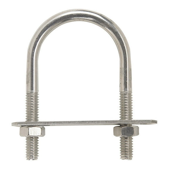 Hampton 02-3450-211 U-Bolt Stainless Steel Zince  0.312 x 1.375 x 0. 875 in. - pack of 5