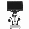 thumbnail image 3 of Shinysix G1200 Digital Microscope 12MP 1-1200X Magnifier, 7 Inch LCD Display, Aluminum Alloy Stand-Perfect for Microscopic Exploration, 3 of 7