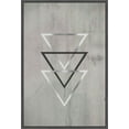 thumbnail image 2 of Silver Triangles Floater Framed Painting Print on Canvas, 2 of 6