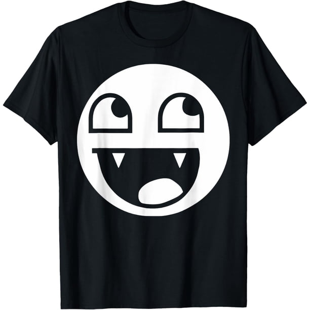 Epic Face Vampire Y2K Streetwear Emo Camiseta