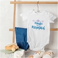 thumbnail image 4 of I'm A Mermaid Cute Daughter Beach Day Bodysuit Jumper Girls Infant Baby Brisco Brands 6M, 4 of 6