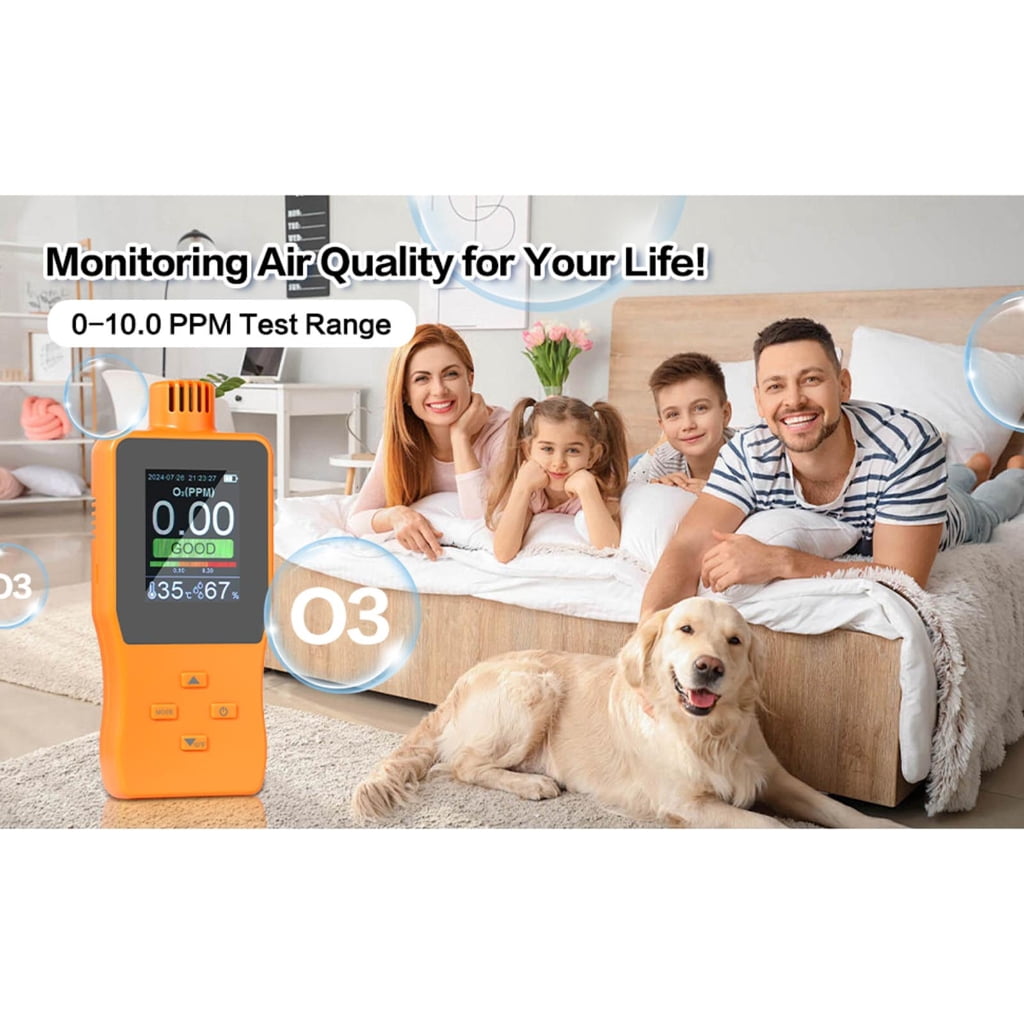 ROCKROK Ozones Analyzer Device Measurement Air Quality Meter For Environmental Testing