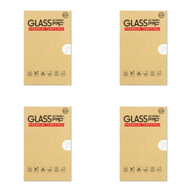 Para las películas protectores pantalla vidrio Tempe Miyoo Flip 9H anti-Scratch rojo