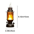 thumbnail image 2 of Portable Lantern Hanging Candle Light LED Oil Light Outdoor Camping Light Flame Festival Day Light, Usupdd 2025 Portable Lantern Hanging Candle Light, 2 of 6