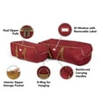 thumbnail image 3 of Covermates Keepsakes Garland Duffle Bag - Durable Polyester, Reinforced Handles, Fits up to 25 Foot Garland Depending on Thickness - Holiday Storage, Red, 3 of 9