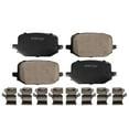 thumbnail image 4 of Detroit Axle - Rear Brake Kit for 2020-2025 Ford Explorer 2024-2025 Mustang, Disc Brake Rotors Ceramic Brakes Pads with Hardware Replacement: 12.60" inch Solid Rear Rotor, 4 of 7