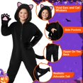 thumbnail image 2 of Disfraz de GKTZ Gato Negro para Niñas Halloween Talla L (10-12 años), 2 of 6