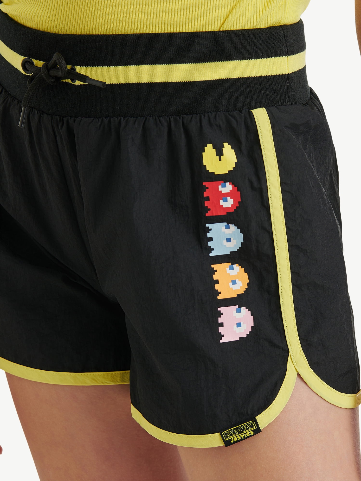 Justice Girls PAC-MAN Running Short, Sizes XS-XL & Plus