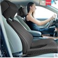 thumbnail image 3 of Juego de cojines de coche de alta calidad con espuma viscoelástica, soporte lumbar para el cuello y la espalda, cojín para asiento de conducción, oficina y hogar, 3 of 5