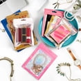 thumbnail image 2 of 300 Pcs Light Gold Resealable Mylar Bags 3x4 Inch with Frosted Clear Window, Smell Proof Foil Zipper Pouches for Food Storage, Party Favors, Small Business Packaging, 2 of 7